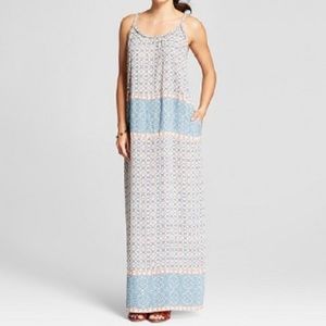 Knox Rose Floral Braided Maxi Dress size large